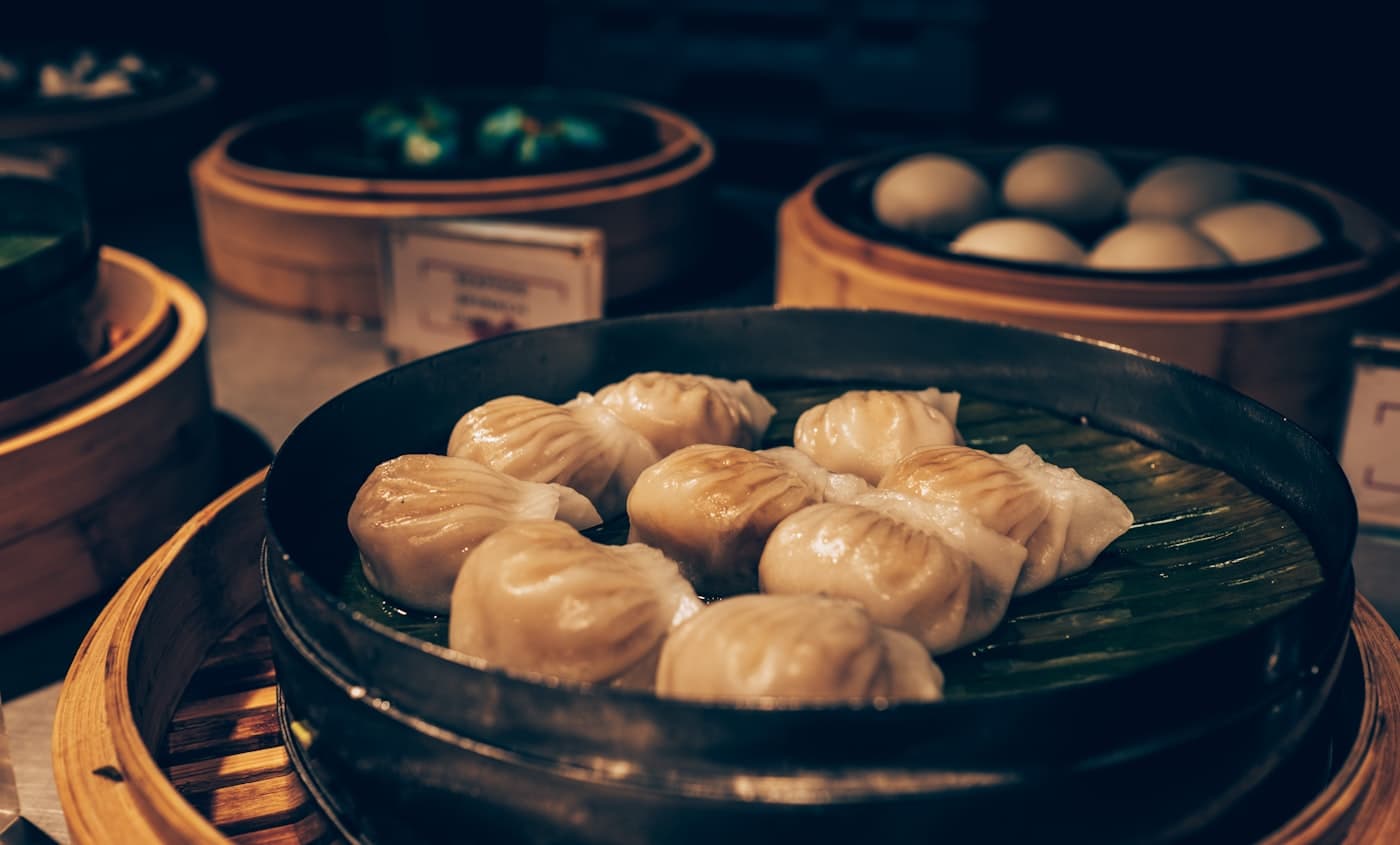 Handmade momos ready to steam